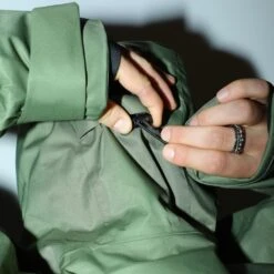 Half Zip Jacket Green -Wintersport beyond medals half zip jacket green close