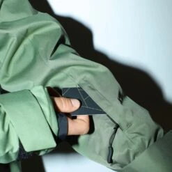 Half Zip Jacket Green -Wintersport beyond medals half zip jacket green close6