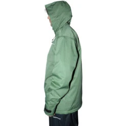 Half Zip Jacket Green -Wintersport beyond medals half zip jacket green side