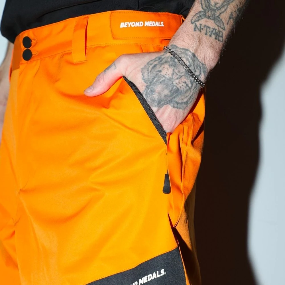 Zip Pants Orange 7 Zip Pants Orange - Afbeelding 5