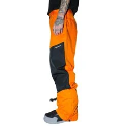 Zip Pants Orange 11 Zip Pants Orange -Wintersport beyond medals zip pants orange side