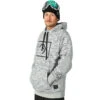 Shredduh Hoodie 2.0 Static Mottled Grey -Wintersport brethren apparel shredduh hoodie 20 static mottled grey