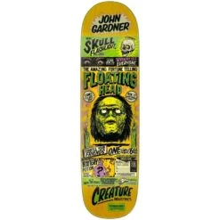 Creature Gardner Floating Head Yellow 8.6" Skateboard Deck