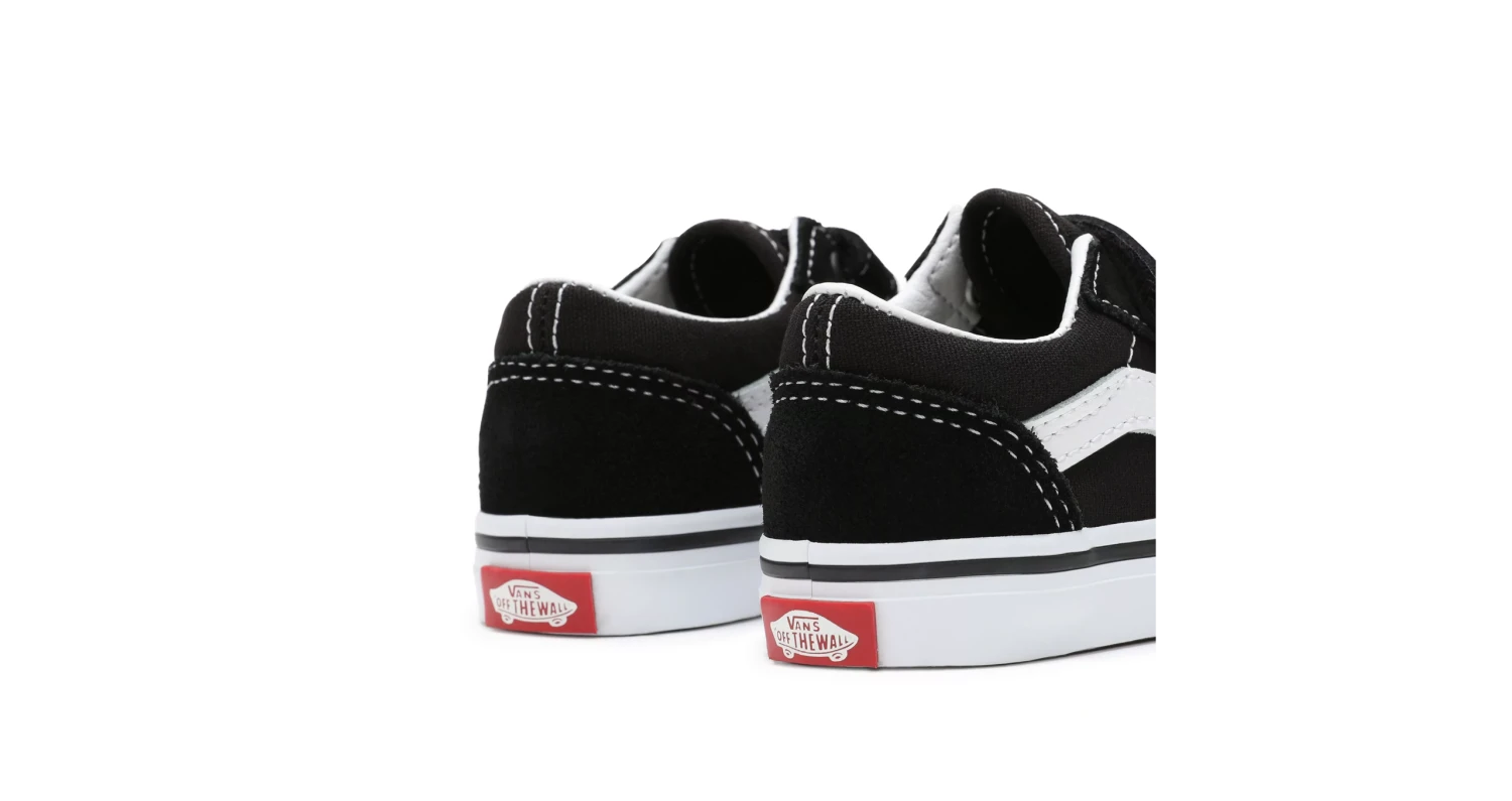 Vans Kids Old Skool V Black/True White 5 Vans Kids Old Skool V Black/True White - Afbeelding 3