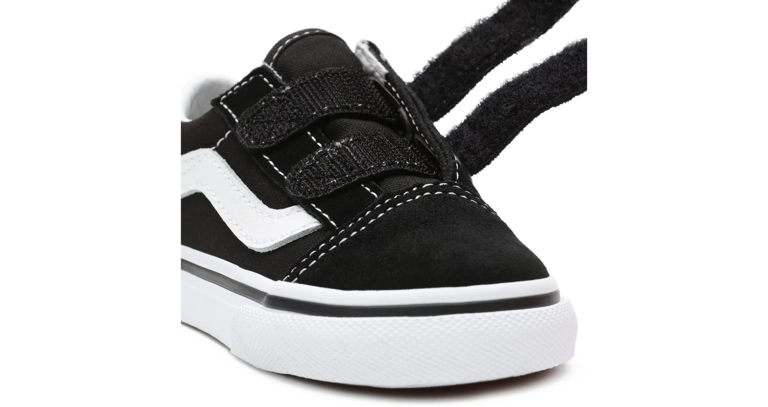 Vans Kids Old Skool V Black/True White 4 Vans Kids Old Skool V Black/True White - Afbeelding 2