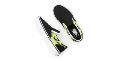 Vans Kids Classic Slip-On Slime Flame Black/White -Wintersport download 46