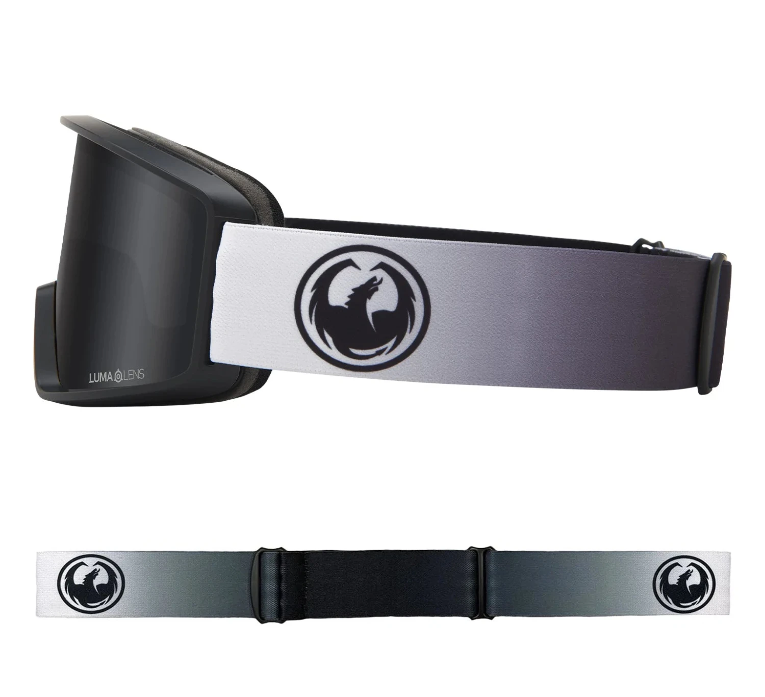 Dragon Kids DXT OTG Fade Black + Lite Lumalens Dark Smoke Lens 4 Dragon Kids DXT OTG Fade Black + Lite Lumalens Dark Smoke Lens - Afbeelding 2