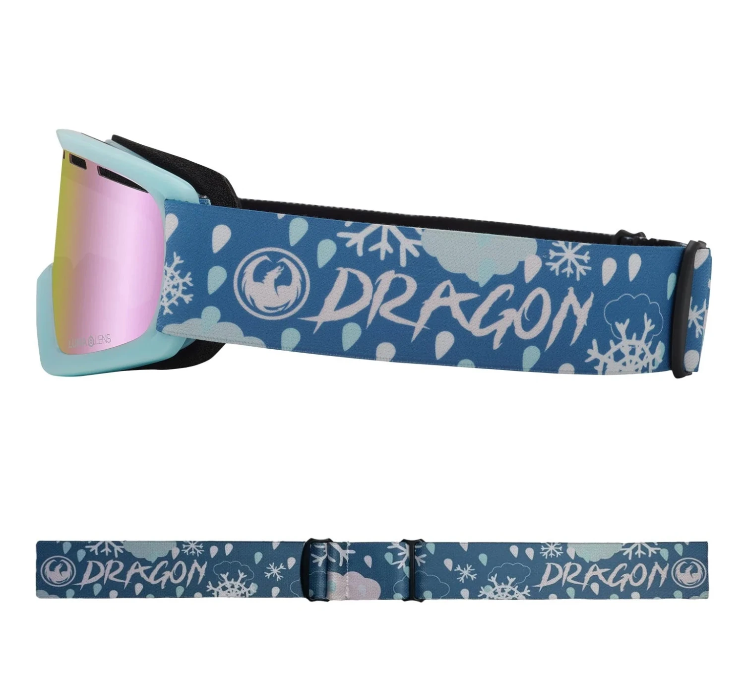 Dragon Kids Lil D Snow Dance + Lumalens Pink Ionized Lens 4 Dragon Kids Lil D Snow Dance + Lumalens Pink Ionized Lens - Afbeelding 2