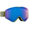 ELECTRIC Kleveland II Army Drab + Blue Chrome Lens Snowboard Goggles