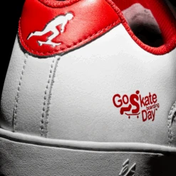 Etnies Accel Slim X Go Skateboarding Day White/Red -Wintersport es accel slim x go skateboarding day whitered lifestyle 5