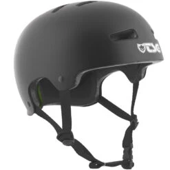 TSG Evolution Solid Colors Satin Black Helm