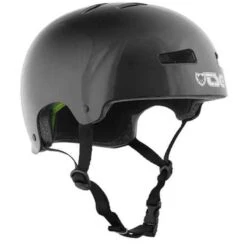 TSG Evolution Solid Colors Injected Black Helm
