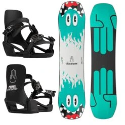 Bataleon Kids Minishred 115 2023 Snowboard + Minishred Snowboardbindingen