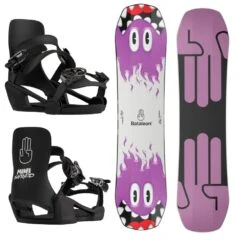 Bataleon Kids Minishred 95 2023 Snowboard + Minishred Snowboardbindingen