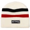 Lines Beanie White -Wintersport method lines beanie white front