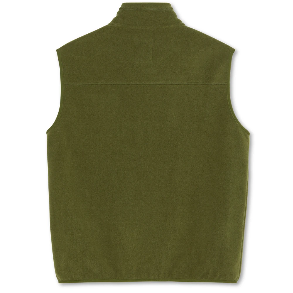 Polar Basic Fleece Vest Army Green 4 Polar Basic Fleece Vest Army Green - Afbeelding 2