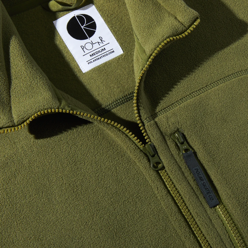 Polar Basic Fleece Vest Army Green 5 Polar Basic Fleece Vest Army Green - Afbeelding 3