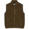 Polar Basic Fleece Vest Brown -Wintersport polar basic fleece vest brown