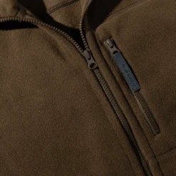 Polar Basic Fleece Vest Brown 7 Polar Basic Fleece Vest Brown -Wintersport polar basic fleece vest brown close