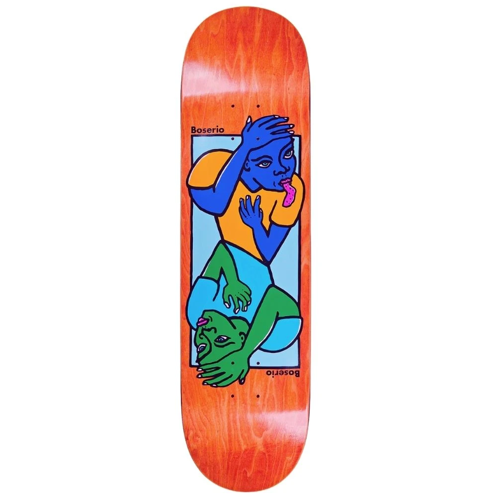 Polar Boserio Double Head Red 8.5" Skateboard Deck 3 Polar Boserio Double Head Red 8.5" Skateboard Deck