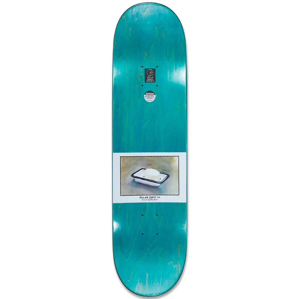 Polar Hjalte Halberg Bathtub White 8.25" Skateboard Deck 4 Polar Hjalte Halberg Bathtub White 8.25" Skateboard Deck - Afbeelding 2