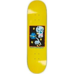 Polar Oskar Rozenberg World Domination Yellow 8.375" Skateboard Deck