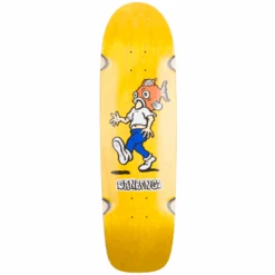 Polar Shin Sanbongi Fish Head 8.75" WW Yellow Skateboard Deck