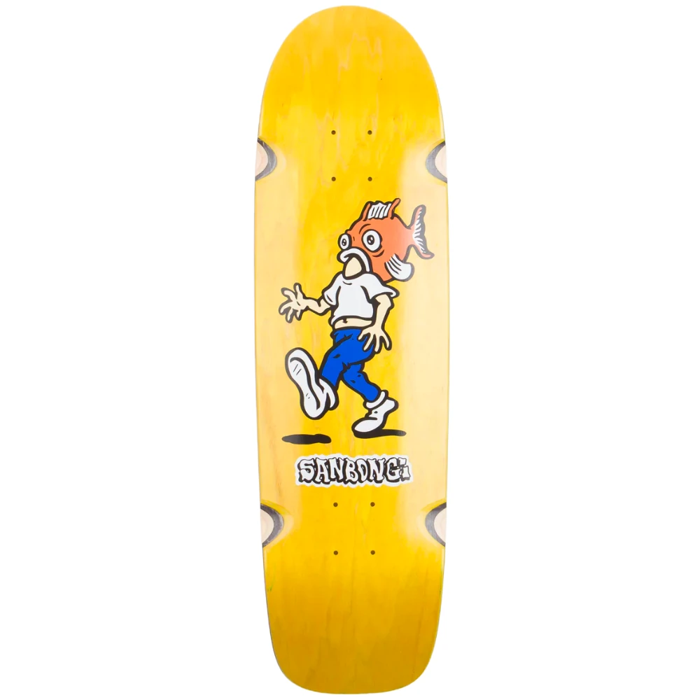 Polar Shin Sanbongi Fish Head 8.75" WW Yellow Skateboard Deck 3 Polar Shin Sanbongi Fish Head 8.75" WW Yellow Skateboard Deck