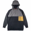 Rome Riding Snap Hoodie Black -Wintersport rome riding snap hoodie black
