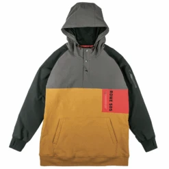 Rome Riding Snap Hoodie Tan