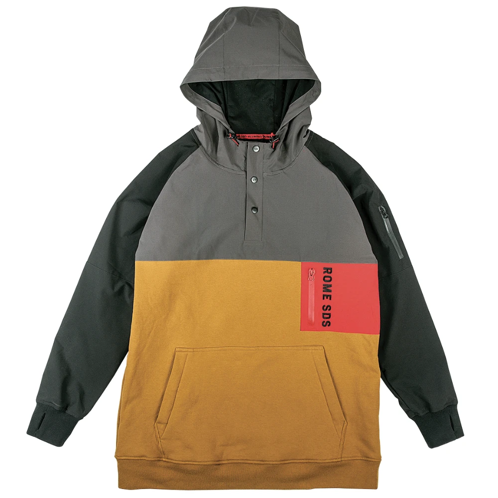 Rome Riding Snap Hoodie Tan 3 Rome Riding Snap Hoodie Tan