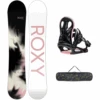 Roxy Womens Raina 143 Snowboard + Viva Black Snowboardbindingen + Pipe Bag Cascade Camo 148 -Wintersport roxy raina 143 snowboard viva black snowboardbindingen pipe bag cascade camo 148