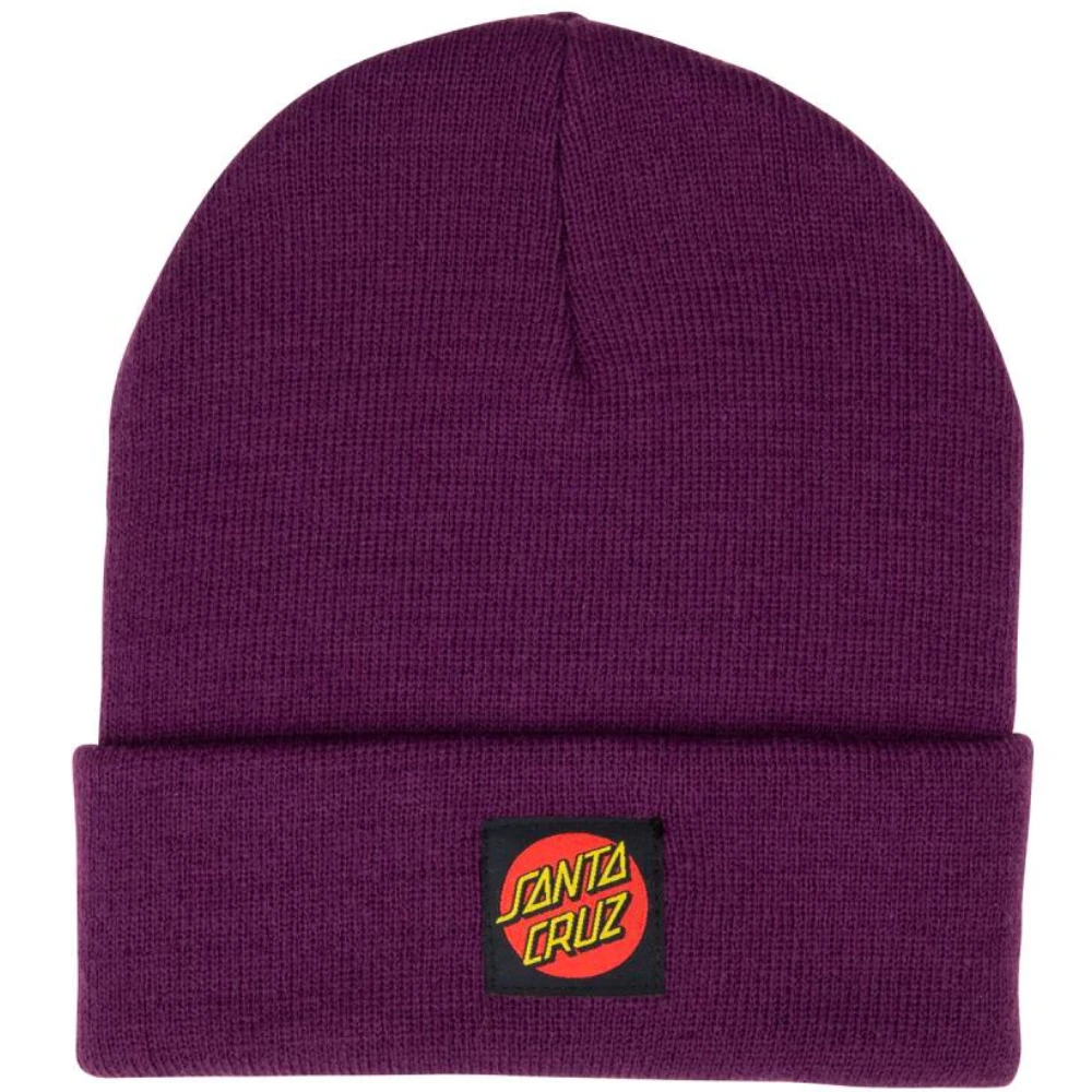 Santa Cruz Classic Label Beanie Beetroot 3 Santa Cruz Classic Label Beanie Beetroot