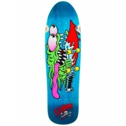 Santa Cruz Slasher Blue 9.23" Skateboard Deck