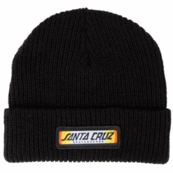 Santa Cruz Sundown Ray Strip Beanie Black