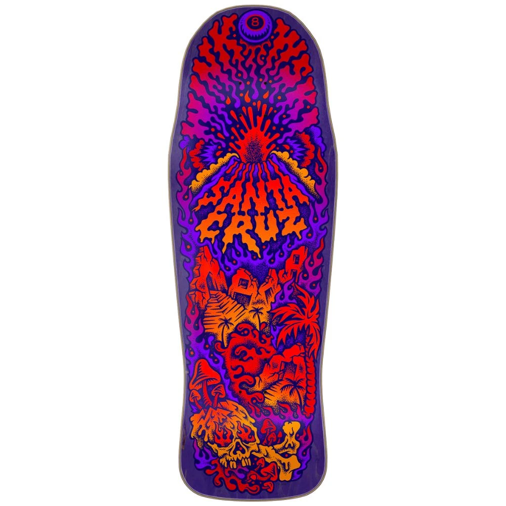Santa Cruz Winkowski Volcano Shaped 10.0” Skateboard Deck 3 Santa Cruz Winkowski Volcano Shaped 10.0” Skateboard Deck