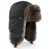 Sherpa Hat Black -Wintersport stoked board co sherpa hat black