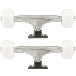 Tensor Darkstar Clean Truck & Wheel Combo Raw/Black 5.25" Skateboard Trucks