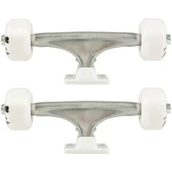 Tensor Enjoi Double Panda Truck And Wheel Combo Raw/White 5.5" Skateboard Trucks