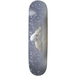 Head In The Snow Clouds Grey 8.25" Skateboard Deck
