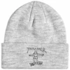 Thrasher Gonz Embroidered Beanie Heather Grey -Wintersport thrasher gonz embroidered beanie heather grey