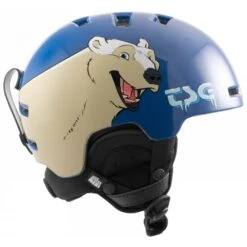 TSG Arctic Nipper Mini 2.0 Graphic Design Helmet Polar Bear -Wintersport tsg arctic nipper mini 20 graphic design helmet polar bear side