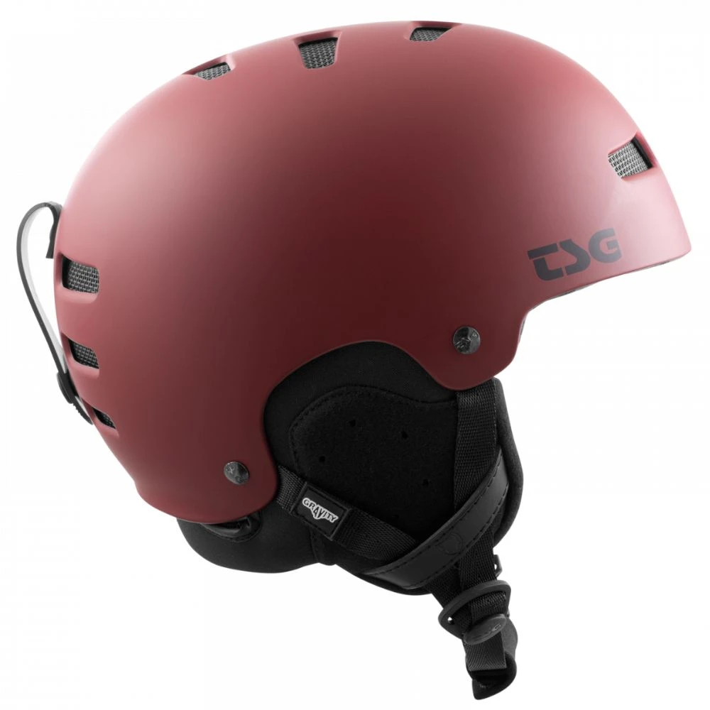 TSG Gravity Solid Color Helmet Satin Oxblood 4 TSG Gravity Solid Color Helmet Satin Oxblood - Afbeelding 2