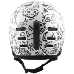 TSG Kids Gravity Graphic Design Doodle Helmet White -Wintersport tsg kids gravity graphic design doodle helmet white back