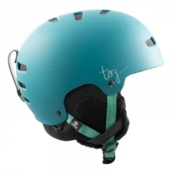 TSG Womens Lotus Solid Color Satin Aquarelle Helm -Wintersport tsg womens lotus solid color satin aquarelle helm side