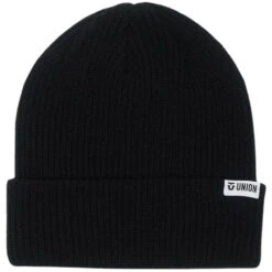 Union Low Cuff Beanie Black