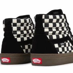 Vans BMX Sk8-Hi Checkerboard Black/Dark Gum -Wintersport vans bmx sk8 hi checkerboard blackdark gum back