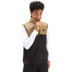 Vans Thatcher Polar Fleece Vest Black/Dirt