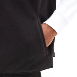 Vans Thatcher Polar Fleece Vest Black/Dirt -Wintersport vans thatcher polar fleece vest blackdirt pocket