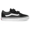 Vans Kids Ward V (Suede/Canvas) Black/White -Wintersport vans ward v suedecanvas blackwhite